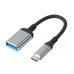 Cablu adaptor QZH018 model OTG USB Tip C de 20cm