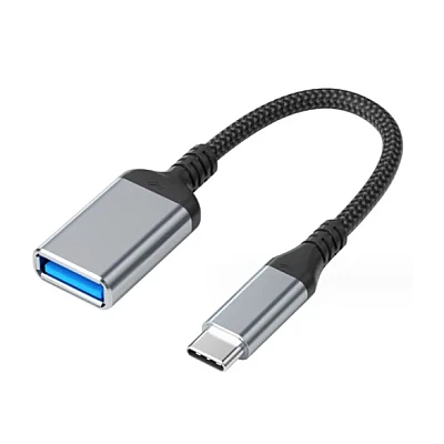 Cablu adaptor QZH018 model OTG USB Tip C de 20cm Cablu adaptor QZH018 model OTG USB Tip C de 20cm