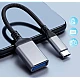Cablu adaptor QZH018 model OTG USB Tip C de 20cm Cablu adaptor QZH018 model OTG USB Tip C de 20cm