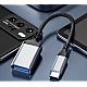 Cablu adaptor QZH018 model OTG USB Tip C de 20cm Cablu adaptor QZH018 model OTG USB Tip C de 20cm