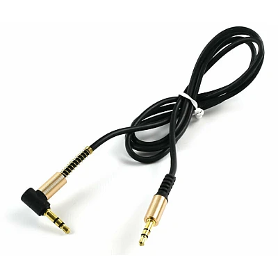 Cablu audio cu conectori QT201 1m mufa jack 3.5mm Cablu audio cu conectori QT201 1m mufa jack 3.5mm
