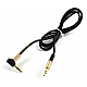 Cablu audio cu conectori QT201 1m mufa jack 3.5mm Cablu audio cu conectori QT201 1m mufa jack 3.5mm