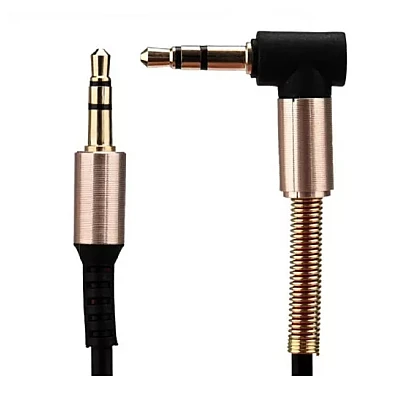 Cablu audio cu conectori QT201 1m mufa jack 3.5mm Cablu audio cu conectori QT201 1m mufa jack 3.5mm