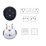 Adaptor priza universal QDC16 protectie scurt circuit 250V/16A Adaptor priza universal QDC16 protectie scurt circuit 250V/16A