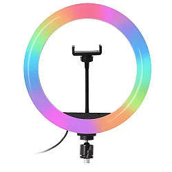 Lampa Circulara Profesionala LED Ring Light RGB 33cm Q MG33