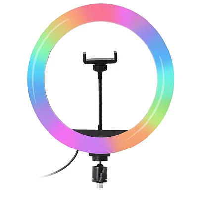Lampa Circulara Profesionala LED Ring Light RGB 33cm Q MG33 Lampa Circulara Profesionala LED Ring Light RGB 33cm Q MG33