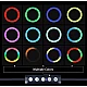 Lampa Circulara Profesionala LED Ring Light RGB 33cm Q MG33 Lampa Circulara Profesionala LED Ring Light RGB 33cm Q MG33