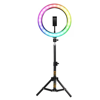 Lampa Circulara Profesionala LED Ring Light RGB 33cm Q MG33 Lampa Circulara Profesionala LED Ring Light RGB 33cm Q MG33