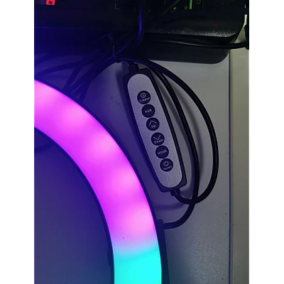 Lampa Circulara Profesionala LED Ring Light RGB 33cm Q MG33 Lampa Circulara Profesionala LED Ring Light RGB 33cm Q MG33