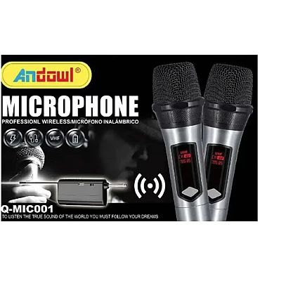 Set 2 microfoane wireless Andowl Q MIC001 Set 2 microfoane wireless Andowl Q MIC001