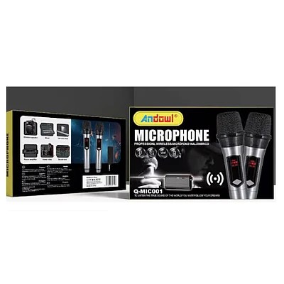 Set 2 microfoane wireless Andowl Q MIC001 Set 2 microfoane wireless Andowl Q MIC001