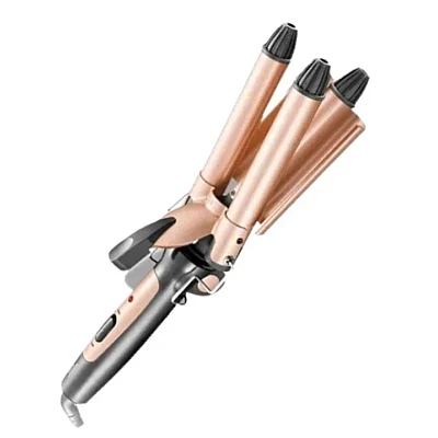 Ondulator pentru par Kemei KM 1010A cu 3 tuburi Ondulator pentru par Kemei KM 1010A cu 3 tuburi