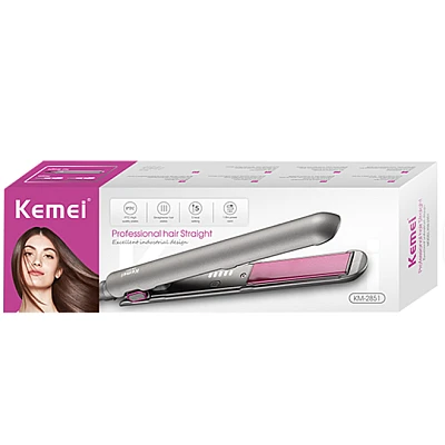 Placa profesionala pentru indreptat parul si bucle Kemei Km 2851 Placa profesionala pentru indreptat parul si bucle Kemei Km 2851