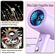 Uscator de par cu montare pe perete cu ioni negativi lumina albastra Andowl Q F002 Uscator de par cu montare pe perete cu ioni negativi lumina albastra Andowl Q F002