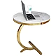 Masa laterala rotunda din otel inoxidabil auriu stil nordic model marmura Masa laterala rotunda din otel inoxidabil auriu stil nordic model marmura