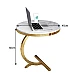Masa laterala rotunda din otel inoxidabil auriu stil nordic model marmura Masa laterala rotunda din otel inoxidabil auriu stil nordic model marmura