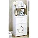 Noptiera cu 3 rafturi 51 x 24 x 17 cm Alb Noptiera cu 3 rafturi 51 x 24 x 17 cm Alb