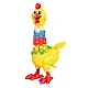 Jucarie interactiva cu plastilina Puiul amuzant cu pene colorate