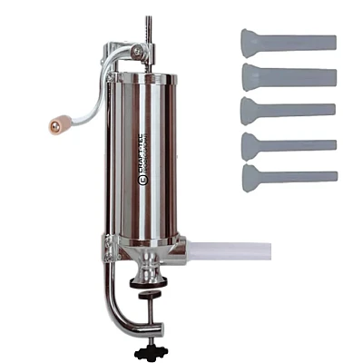Aparat vertical de facut (umplut) carnati Craft Tec 4kg MX128 inox 5 palnii incluse