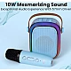 Boxa bluetooth cu microfon wireless KP K01 cu lumini RGB efecte vocale