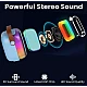 Boxa bluetooth cu microfon wireless KP K01 cu lumini RGB efecte vocale