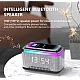 Boxa Bluetooth KP 559 3 in 1 cu incarcator wireless ceas si iluminare LED 10W