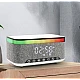 Boxa Bluetooth KP 559 3 in 1 cu incarcator wireless ceas si iluminare LED 10W