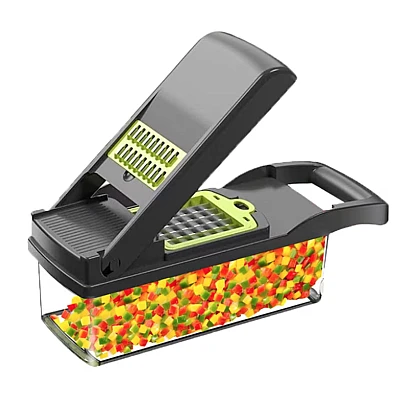 Razatoare multifunctionala 16 accesorii lame Inox verde