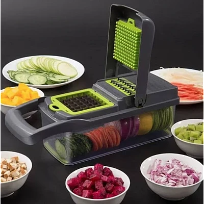 Razatoare multifunctionala 16 accesorii lame Inox verde