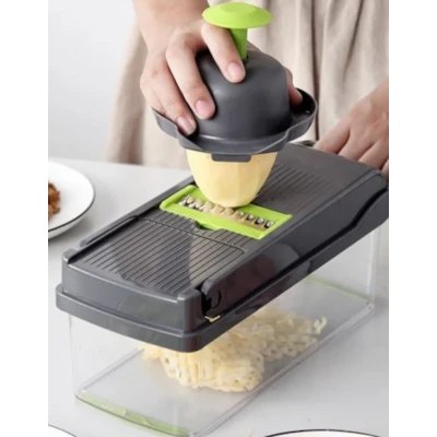 Razatoare multifunctionala 16 accesorii lame Inox verde