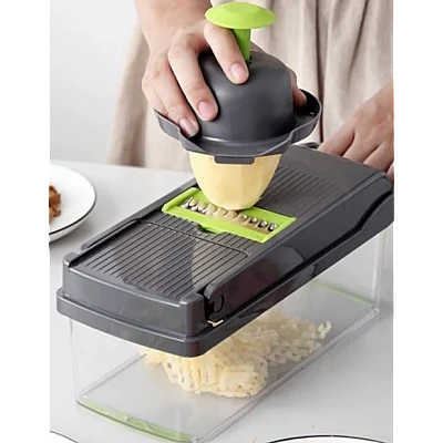 Razatoare multifunctionala 16 accesorii lame Inox verde