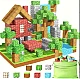  Set 75 Cuburi magnetice Jucarie de construit