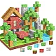  Set 75 Cuburi magnetice Jucarie de construit