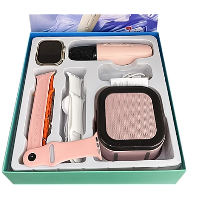 Set boxa bluetooth cu microfon karaoke si ceas smartwatch ZT 005