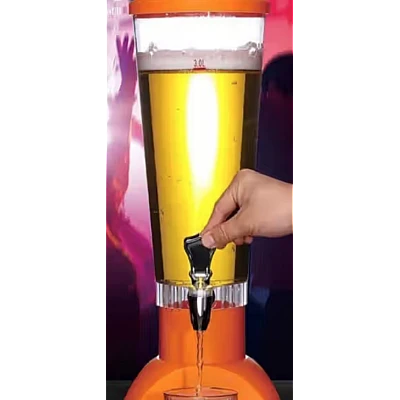 Dozator Bere cu Boxa bluetooth si LED Beer Cannon 3L pentru Petreceri