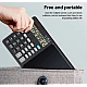 Calculator stiintific ecran LCD 7 inch 12 cifre solar/baterie negru 25.3x15.9x1.6cm
