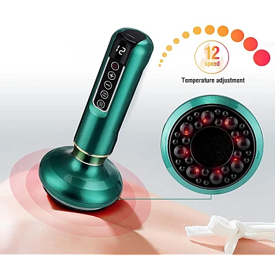 Aparat de masaj Pastsky Incarcare USB 8W Verde Aparat de masaj Pastsky Incarcare USB 8W Verde