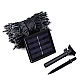 Instalatie solara decorativa lungime 30 metri cu 300 LED ALB CALD Instalatie solara decorativa lungime 30 metri cu 300 LED ALB CALD
