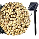 Instalatie solara decorativa lungime 30 metri cu 300 LED ALB CALD Instalatie solara decorativa lungime 30 metri cu 300 LED ALB CALD