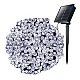 Instalatie solara decorativa lungime 30 metri cu 300 LED ALB RECE Instalatie solara decorativa lungime 30 metri cu 300 LED ALB RECE