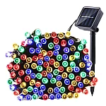 Instalatie solara decorativa lungime 30 metri cu 300 LED MULTICOLOR