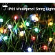 Instalatie solara decorativa lungime 30 metri cu 300 LED MULTICOLOR Instalatie solara decorativa lungime 30 metri cu 300 LED MULTICOLOR
