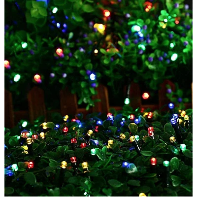 Instalatie solara decorativa lungime 30 metri cu 300 LED MULTICOLOR Instalatie solara decorativa lungime 30 metri cu 300 LED MULTICOLOR