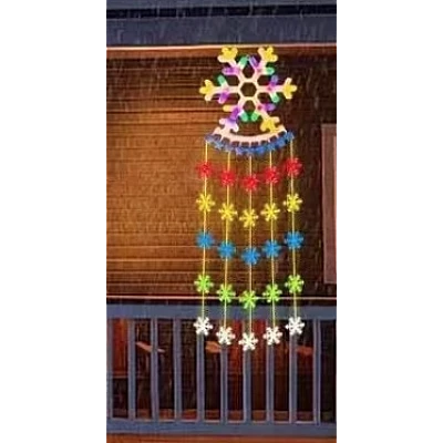 Ghirlanda luminoasa colorata tip FULG lungime 160 cm cu 60LED alimentare la priza multicolor Ghirlanda luminoasa colorata tip FULG lungime 160 cm cu 60LED alimentare la priza multicolor