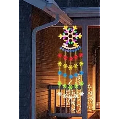 Ghirlanda luminoasa colorata tip FULG lungime 160 cm cu 60LED alimentare la priza multicolor Ghirlanda luminoasa colorata tip FULG lungime 160 cm cu 60LED alimentare la priza multicolor
