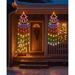 Ghirlanda luminoasa colorata tip BRAD lungime 160 cm cu 60LED alimentare la priza multicolor