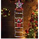 Decoratiune Scara lui Mos Craciun luminoasa Led multicolor 25x160 cu model STELUTA Decoratiune Scara lui Mos Craciun luminoasa Led multicolor 25x160 cu model STELUTA