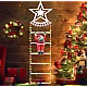 Decoratiune Scara lui Mos Craciun luminoasa Led multicolor 25x160 cu model STELUTA Decoratiune Scara lui Mos Craciun luminoasa Led multicolor 25x160 cu model STELUTA