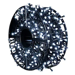 Instalatie de Craciun tip Rola interior sau exterior rezistenta 100m 500LED ALB RECE