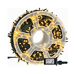Instalatie de Craciun tip Rola interior sau exterior rezistenta 50m 300LED ALB CALD